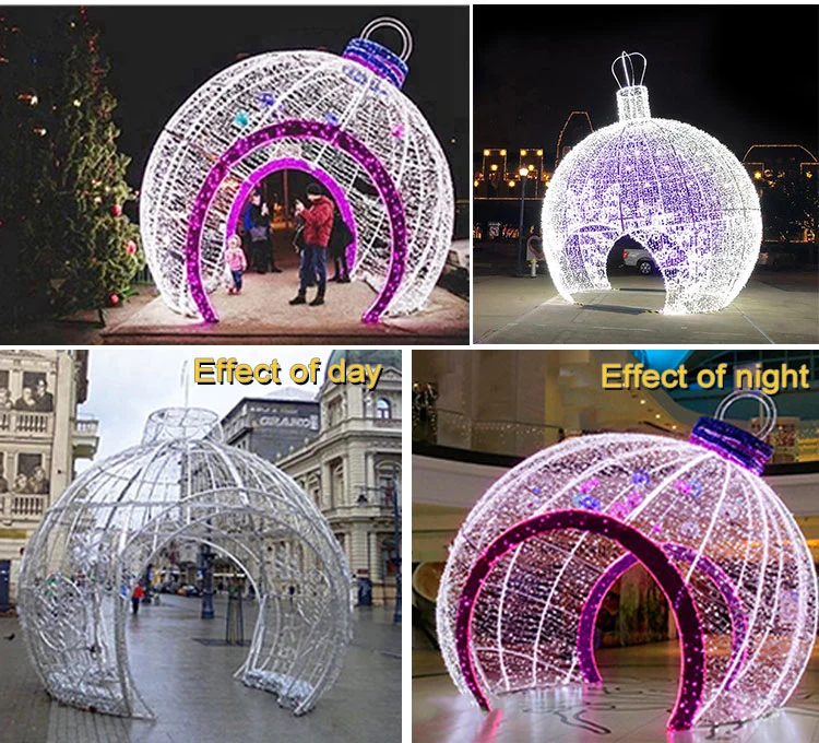 LED Pole Mounted Street Christmas Ball National Day LED