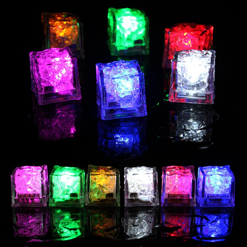 Light up Water Activated Food Grade Blinking LED Ice Cube