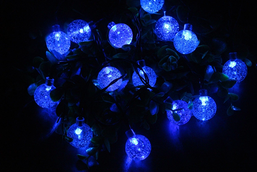 30 LED Solar Crystal Ball String Light for Patio/Garden/Party/Wedding Decoration