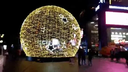 Montaggio su palo LED, palla di Natale in strada, festa nazionale, LED